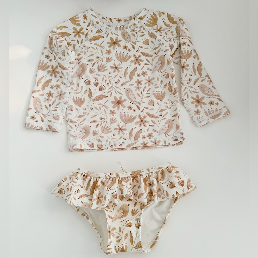 RYLEE + CRU - Garden Birds Two Piece Swim Suit - Picture 2 of 14